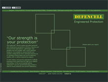 Tablet Screenshot of defencell.com